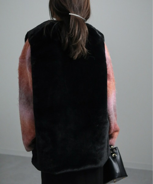 sakishimatokyo（サキシマトーキョー）の「ミドルファージレ（ベスト・レディース・ブラック/ブラウン/グレー/アイボリー・FREE）」の14枚目の写真