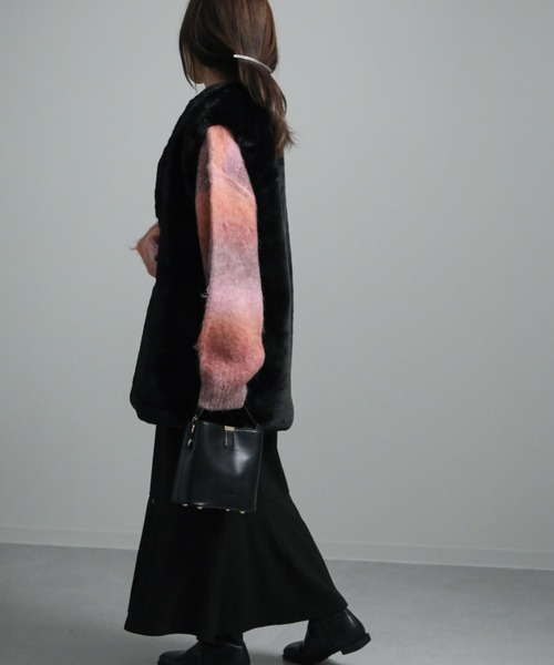 sakishimatokyo（サキシマトーキョー）の「ミドルファージレ（ベスト・レディース・ブラック/ブラウン/グレー/アイボリー・FREE）」の16枚目の写真