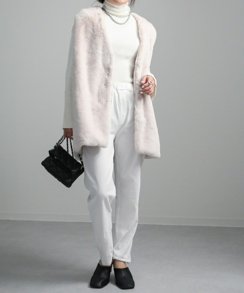 sakishimatokyo（サキシマトーキョー）の「ミドルファージレ（ベスト・レディース・ブラック/ブラウン/グレー/アイボリー・FREE）」の8枚目の写真