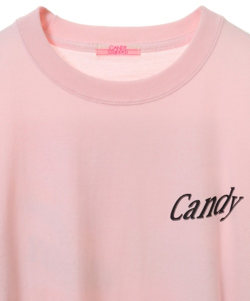 Candy Stripper（キャンディストリッパー）の「CANDY BABE L/S Tシャツ（Tシャツ/カットソー・レディース・ピンク/オフホワイト/ブラック・2）」の5枚目の写真
