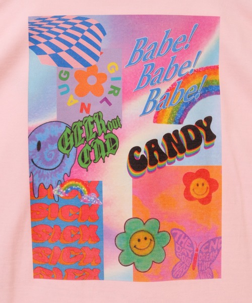 Candy Stripper（キャンディストリッパー）の「CANDY BABE L/S Tシャツ（Tシャツ/カットソー・レディース・ピンク/オフホワイト/ブラック・2）」の11枚目の写真