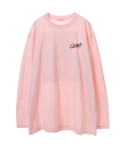 Candy Stripper（キャンディストリッパー）の「CANDY BABE L/S Tシャツ（Tシャツ/カットソー・レディース・ピンク/オフホワイト/ブラック・2）」の4枚目の写真