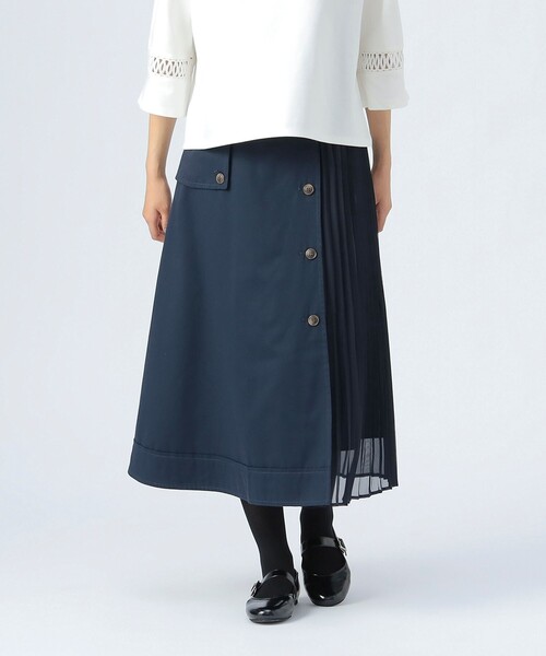 JILLSTUART❤︎プリーツ切り替えトレンチスカート JILLSTUART❤︎プリーツ切り替えトレンチスカート