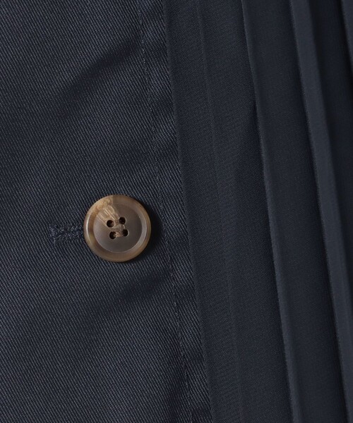 BEAMS HEART（ビームスハート）の「プリーツミックス トレンチスカート（スカート・レディース・ベージュ/ネイビー/オリーブ・SMALL/MEDIUM）」の8枚目の写真