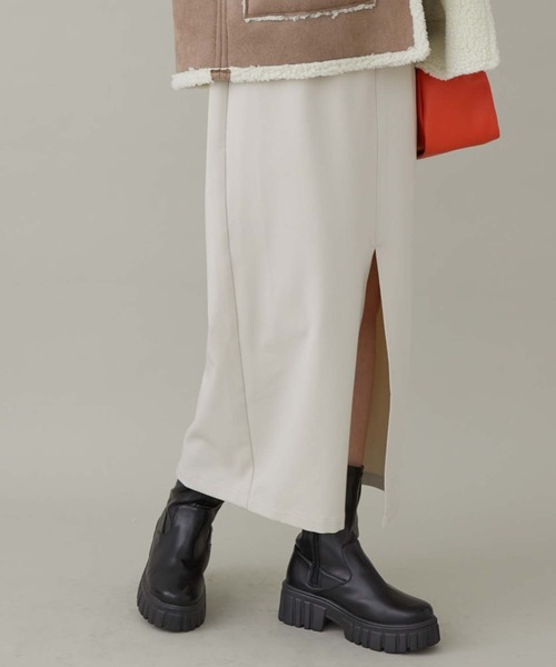 archives（アルシーヴ）の「厚底ストレッチブーツ（ブーツ・レディース・ブラック/アイボリー・MEDIUM/LARGE）」の18枚目の写真