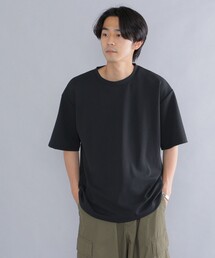 *SHIPS: NASHIJI リラックスフィット ドローストリング Tシャツ
