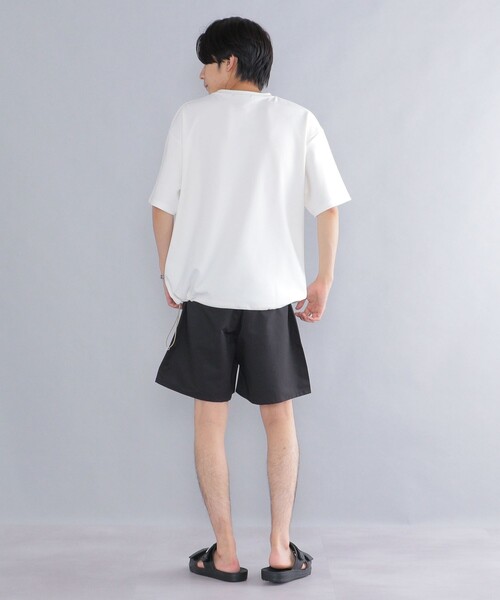 SHIPS（シップス）の「*SHIPS: NASHIJI リラックスフィット ドローストリング Tシャツ（Tシャツ/カットソー・メンズ・ホワイト/ダークグレー/ブラック/ベージュ・SMALL/MEDIUM/LARGE）」の10枚目の写真
