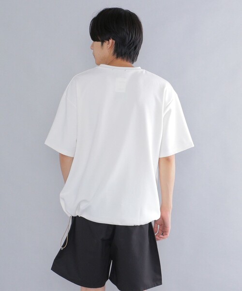 SHIPS（シップス）の「*SHIPS: NASHIJI リラックスフィット ドローストリング Tシャツ（Tシャツ/カットソー・メンズ・ホワイト/ダークグレー/ブラック/ベージュ・SMALL/MEDIUM/LARGE）」の13枚目の写真