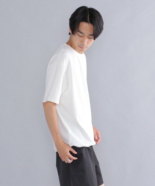 SHIPS（シップス）の「*SHIPS: NASHIJI リラックスフィット ドローストリング Tシャツ（Tシャツ/カットソー・メンズ・ホワイト/ダークグレー/ブラック/ベージュ・SMALL/MEDIUM/LARGE）」の14枚目の写真