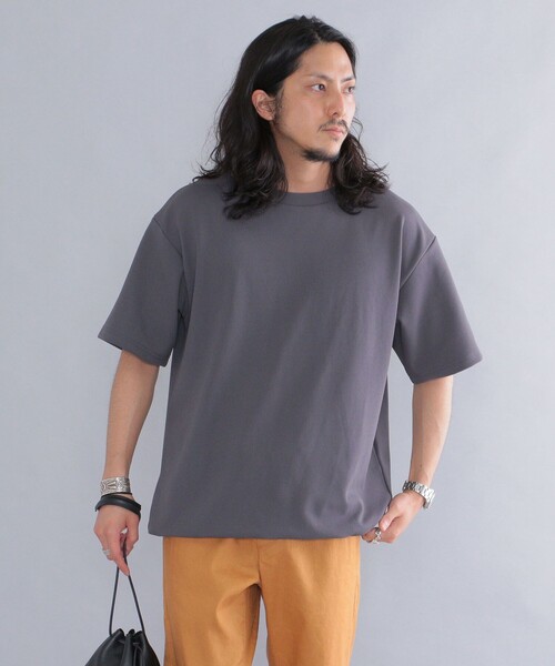 SHIPS（シップス）の「*SHIPS: NASHIJI リラックスフィット ドローストリング Tシャツ（Tシャツ/カットソー・メンズ・ホワイト/ダークグレー/ブラック/ベージュ・SMALL/MEDIUM/LARGE）」の16枚目の写真