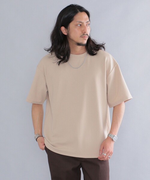 SHIPS（シップス）の「*SHIPS: NASHIJI リラックスフィット ドローストリング Tシャツ（Tシャツ/カットソー・メンズ・ホワイト/ダークグレー/ブラック/ベージュ・SMALL/MEDIUM/LARGE）」の18枚目の写真