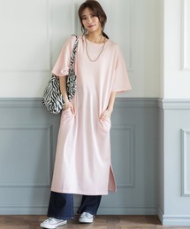 coca（coca） | ミニ裏スウェットワンピース(ワンピース)