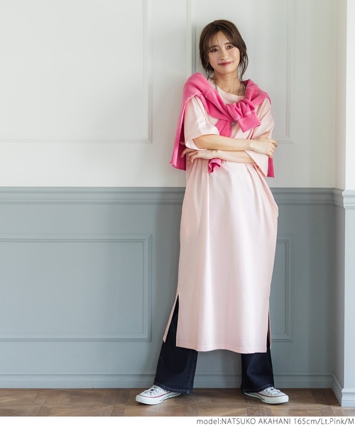 coca（coca）（コカ）の「スウェットワンピース（ワンピース・レディース・ブラック/ライトピンク・M/L）」の11枚目の写真