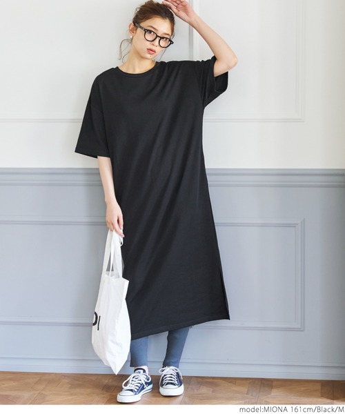 coca（coca）（コカ）の「スウェットワンピース（ワンピース・レディース・ブラック/ライトピンク・M/L）」の13枚目の写真