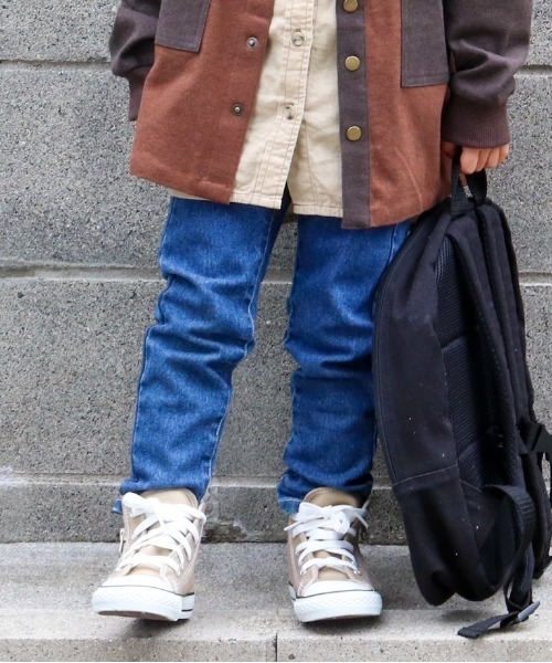 MAKE YOUR DAY(メイクユアデイ)の「タイトストレートデニムパンツ■80~140cm(デニムパンツ・キッズ・ネイビー/ブルー・90/100/140/110/80/120/130)」の22枚目の写真