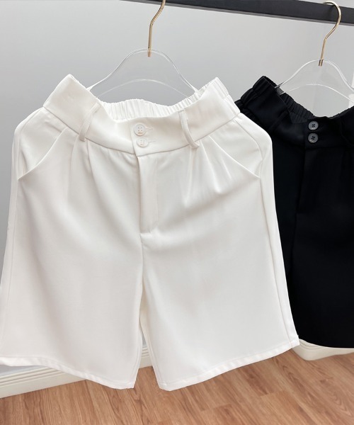 Coo+i(クーイ)の「ショートパンツ(スラックス・レディース・ホワイト/ブラック・M/L)」の15枚目の写真