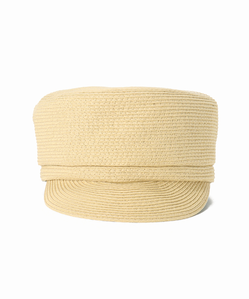 B.C STOCK（ベーセーストック）の「ペーパーキャスケット（キャスケット・レディース・ブラック/ベージュ・FREE）」の9枚目の写真