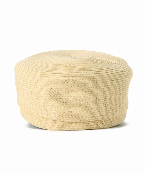 B.C STOCK（ベーセーストック）の「ペーパーキャスケット（キャスケット・レディース・ブラック/ベージュ・FREE）」の5枚目の写真