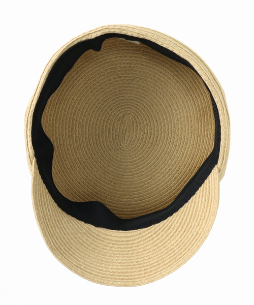 B.C STOCK（ベーセーストック）の「ペーパーキャスケット（キャスケット・レディース・ブラック/ベージュ・FREE）」の4枚目の写真