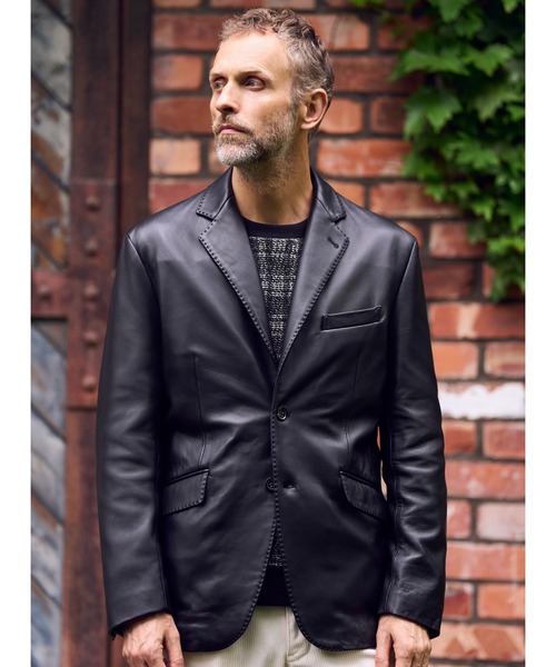 MEN'S BIGI(メンズビギ)の「杢ジャガードニットプリントカットソー(Tシャツ/カットソー・メンズ・ブラウン/ブラック・01/02/03)」の13枚目の写真