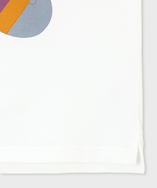 PS Paul Smith（ピーエスポールスミス）の「【オンラインショップ限定】"PS Paul Smith Happy" ベア プリントTシャツ / 222553 EC924U（Tシャツ/カットソー・メンズ・ホワイト・SMALL/MEDIUM/LARGE/X-LARGE/XX-LARGE）」の2枚目の写真