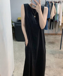 VENCEEXCHANGE | バックリボンノースリーブワンピ(ワンピース)