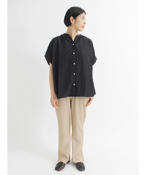 Lugnoncure（ルノンキュール）の「ストライプカットリブパンツ（その他パンツ・レディース・ブラウン/ベージュ/ブラック・ﾌﾘ-）」の8枚目の写真