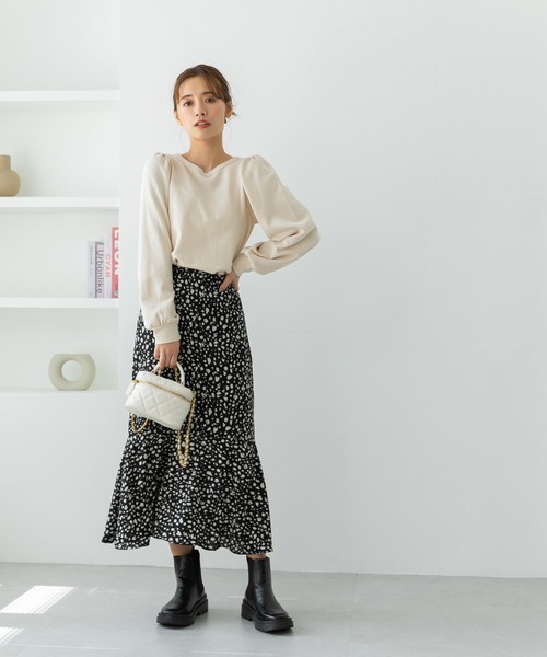 fifth(フィフス)の「レオパードマーメイドスカート(スカート・レディース・ホワイト/ブラック・M)」の14枚目の写真