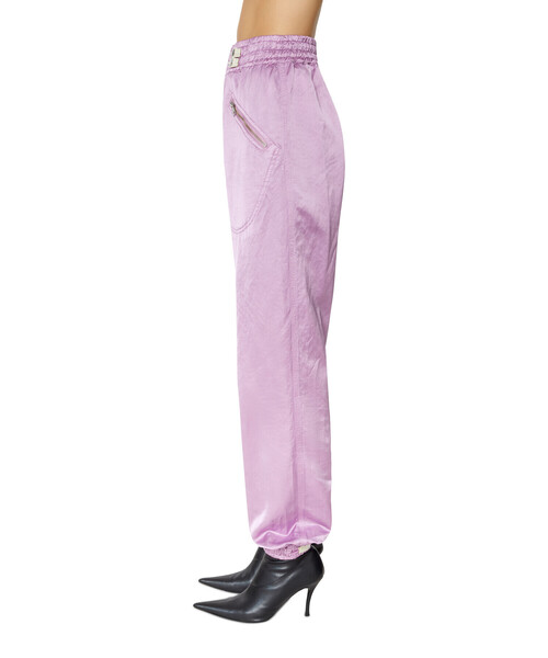 DIESEL :: ディーゼル サテン カーゴパンツ P-RODIGE P-RODIGE Satin cargo pants｜グレー｜ウィメンズ｜DIESEL