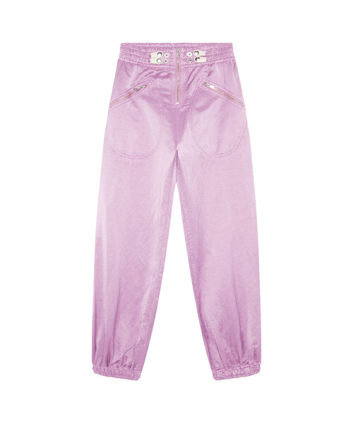 DIESEL :: ディーゼル サテン カーゴパンツ P-RODIGE P-RODIGE Satin cargo pants｜グレー｜ウィメンズ｜DIESEL