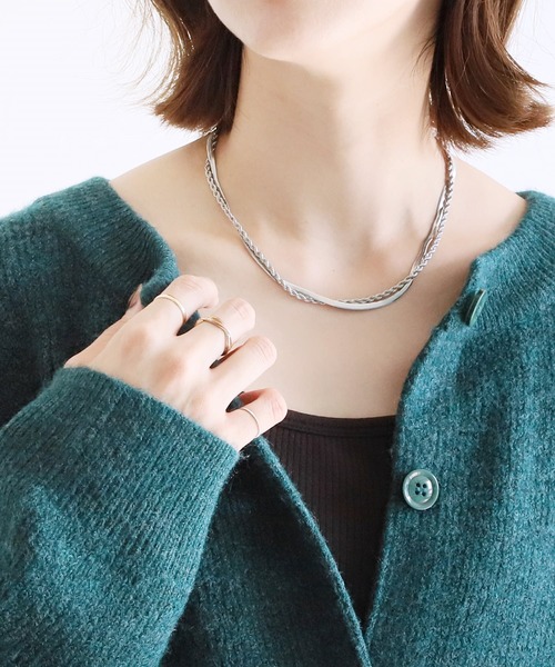 reca（レカ）の「タイラスネークチェーンネックレス（ネックレス・レディース・ゴールド/シルバー/ピンクゴールド・ONE SIZE）」の15枚目の写真