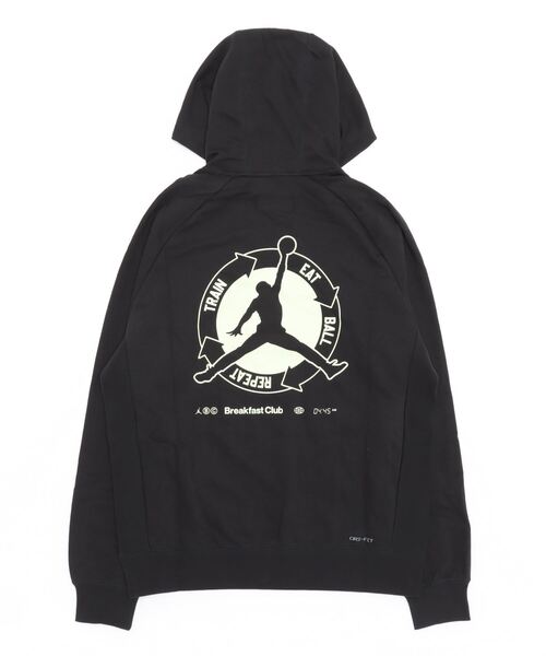 JORDAN BRAND（ジョーダンブランド）の「ジョーダン  ジョーダン DF SPRT CSVR BC グラフィック FLC L/S フーディ（パーカー・メンズ・グリーン/ブラック・2XL/L/M/S/XL）」の3枚目の写真