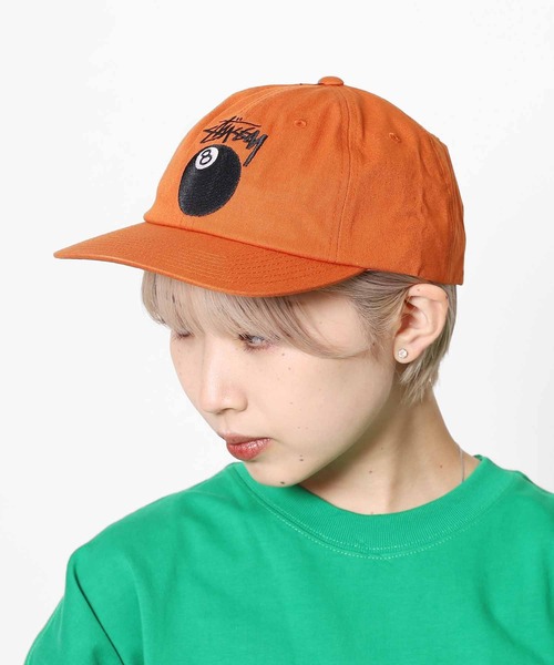 STUSSY（ステューシー）の「STUSSY/ステューシー STOCK 8 BALL LOW PRO CAP キャップ（キャップ・メンズ・オレンジ/グレー・FREE）」の7枚目の写真