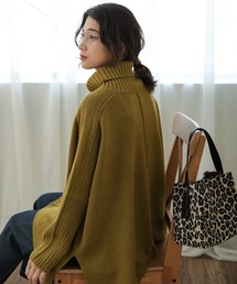 ピンタック入りニット