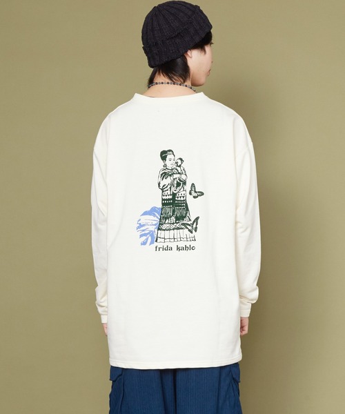 チャイハネ（チャイハネ）の「【チャイハネ】カルーナMEN'SトップスLサイズ（スウェット・メンズ・ホワイト/ピンク/ターコイズブルー・FREE）」の2枚目の写真