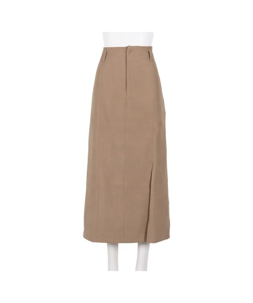 KOBE LETTUCE（コウベレタス）の「起毛ツイルフロントスリットナロースカート（スカート・レディース・ブラック/ホワイト系/ベージュ・FREE）」の11枚目の写真