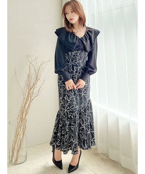 RESEXXY（リゼクシー）の「モノグラムエンボスパンプス（パンプス・レディース・ブラック/イエロー・SMALL/MEDIUM/LARGE）」の8枚目の写真