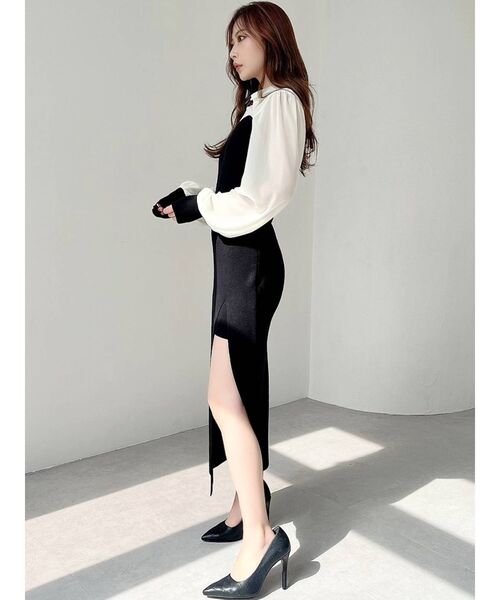 RESEXXY（リゼクシー）の「モノグラムエンボスパンプス（パンプス・レディース・ブラック/イエロー・SMALL/MEDIUM/LARGE）」の11枚目の写真