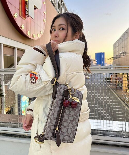 COACH（コーチ）の「デミ バッグ・シグネチャー ジャカード