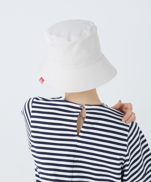 EDWIN(エドウィン)の「【EDWIN】ロゴ刺繍バケットハット(ハット・レディース・キナリ/グリーン/ブラウン/ブラック/キャメル/ベージュ/グレー/ピンク・フリー)」の22枚目の写真