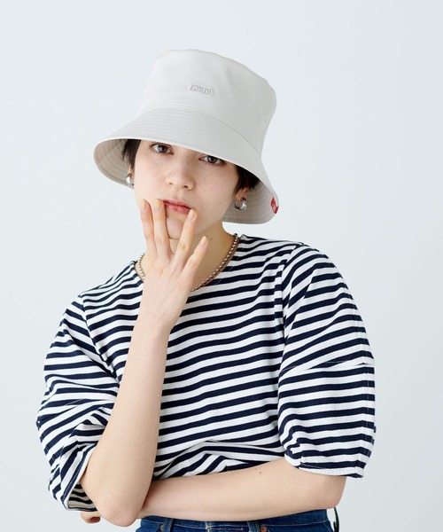 希少 東京インディアンズ 刺繍 メトロハット L/XL 白 黒 バケットハット 希少 東京インディアンズ 刺繍 メトロハット L/XL 白 黒 バケット