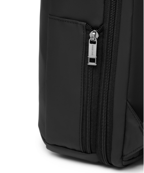 GUSCIO UOMO(グッシオ ウォーモ)の「【グッシオ ウォーモ】PUレザー型押しビジネスリュック ユニセックス 軽量 出張 通勤通学(ビジネスバッグ・レディース・グレー/ブラック/ベージュ/ネイビー・FREE)」の9枚目の写真