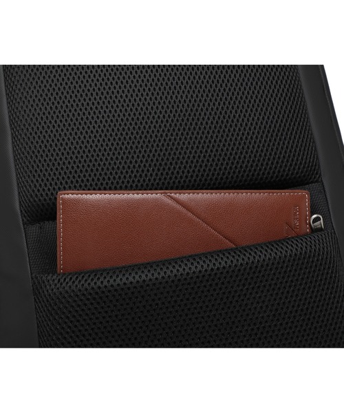 GUSCIO UOMO(グッシオ ウォーモ)の「【グッシオ ウォーモ】PUレザー型押しビジネスリュック ユニセックス 軽量 出張 通勤通学(ビジネスバッグ・レディース・グレー/ブラック/ベージュ/ネイビー・FREE)」の11枚目の写真