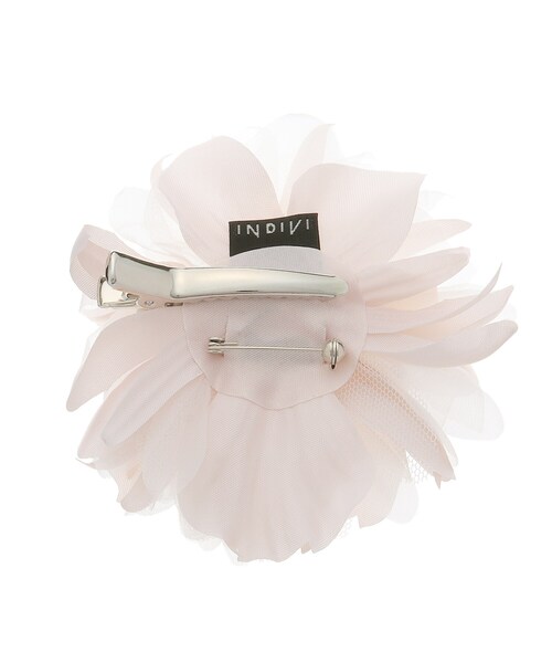 INDIVI（インディヴィ）の「【セレモニー/入卒アイテム】フラワーコサージュ（ブローチ/コサージュ・レディース・ネイビー/ライトグレー/ベビーピンク・00）」の13枚目の写真