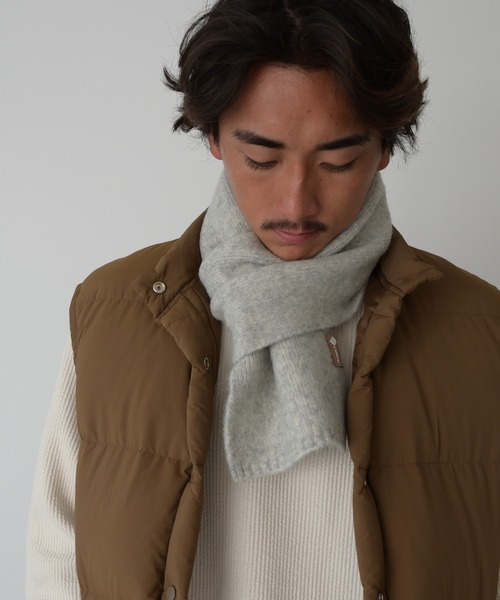 CANAL JEAN(キャナルジーン)の「El mar ウール混シンプルマフラー(マフラー・レディース・グレー/アイボリー/ブラック/グリーン/ブラウン・ONE SIZE)」の17枚目の写真