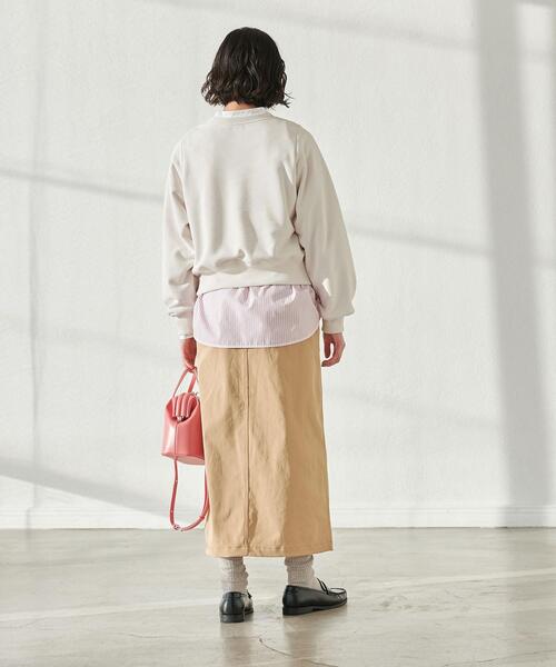 ＜エッセンシャルアイテム＞ウラケプルオーバーカットソー-吸水速乾・UVカット-