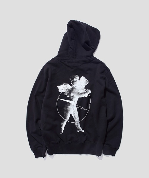 th products(ティーエイチプロダクト)の「【th products / ティーエイチプロダクツ】Hoodie pray / フーディプレイ(パーカー・メンズ・ブラック・2/1)」の3枚目の写真