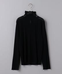 6 | ＜6(ROKU)＞NYLON TULLE TURTLE NECK 23SS/トップス(Tシャツ/カットソー)