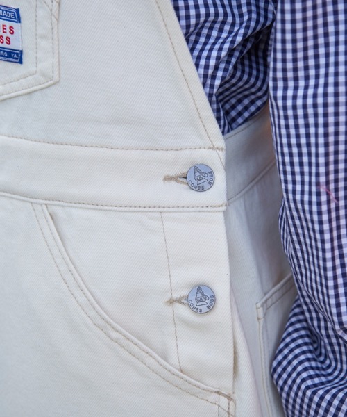 CIAOPANIC（チャオパニック）の「【CONES BOSS × CIAOPANIC】ビッグオーバーオール（サロペット/オーバーオール・レディース・オフホワイト/ブルー/ネイビー・MEDIUM/LARGE）」の13枚目の写真