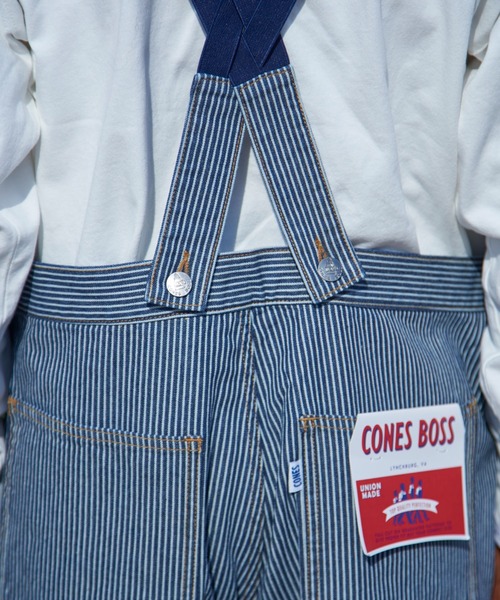 CIAOPANIC（チャオパニック）の「【CONES BOSS × CIAOPANIC】ビッグオーバーオール（サロペット/オーバーオール・レディース・オフホワイト/ブルー/ネイビー・MEDIUM/LARGE）」の16枚目の写真